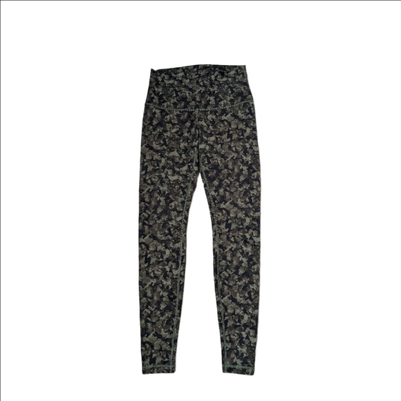 lululemon athletica Pants - Lululemon Mystic Jungle Wunder Under Roll Down  Leggings Size 8